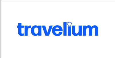 Logotipo azul sobre fondo blanco