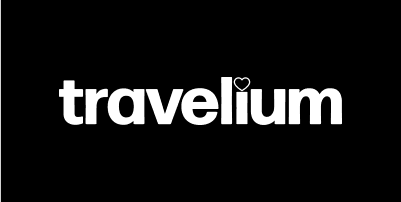 Logotipo blanco sobre fondo negro